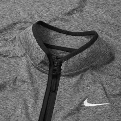 Nike Dry Victory Heather 1/2 Zip Golf Sweater 9 Nike Dry Victory Heather 1/2 Zip Golf Sweater -Golf Shirts Sales Nike SS22 Victory Heather 1 2 Zip Golf Sweater Black Black White DH1261 010 SWNIK247 M Detail