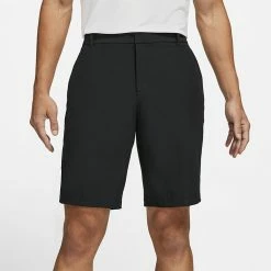 Nike Dry Hybrid Golf Shorts 11 Nike Dry Hybrid Golf Shorts -Golf Shirts Sales Nike SS21 Dry Hybrid Short CU9740 010 Code TSNIK066 Black Front Model 1