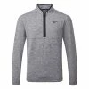 Nike Dry Victory Heather 1/2 Zip Golf Sweater 1 Nike Dry Victory Heather 1/2 Zip Golf Sweater -Golf Shirts Sales Nike Victory Heather 1 2 Zip Golf Sweater Obsidian Black DH1261 451 SWNIK257 Front