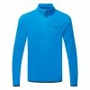 Oakley Maple Ridge 1/2 Zip Fleece Golf Pullover 1 Oakley Maple Ridge 1/2 Zip Fleece Golf Pullover -Golf Shirts Sales Oakley SS22 Maple Ridge 1 2 Zip Fleece Sweater FOA403801 9NB Code SWOAK095 M Nuclear Blue Front