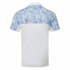 Oakley Sand Block Golf Polo Shirt 7 Oakley Sand Block Golf Polo Shirt -Golf Shirts Sales Oakley Sand Block Golf Polo Shirt Stonewash Blue FOA404354 6EK SHOAK337 back