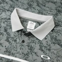 Oakley Sand Camo Golf Polo Shirt 6 Oakley Sand Camo Golf Polo Shirt -Golf Shirts Sales Oakley Sand Camo Golf Polo Shirt Dark Slate FOA404355 94A SHOAK333 detail