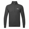 Oscarjacobson Oscar Jacobson Lawton Tour 1/4 Zip Golf Sweater 2 Oscarjacobson Oscar Jacobson Lawton Tour 1/4 Zip Golf Sweater -Golf Shirts Sales Oscar Jacobson AW22 Lawton Tour OJTOP0102 SWOSC205 S Black Marl Front