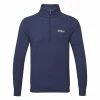 Oscarjacobson Oscar Jacobson Lawton Tour 1/4 Zip Golf Sweater 2 Oscarjacobson Oscar Jacobson Lawton Tour 1/4 Zip Golf Sweater -Golf Shirts Sales Oscar Jacobson AW22 Lawton Tour OJTOP0102 SWOSC206 S Navy Marl Front