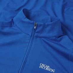 Oscarjacobson Oscar Jacobson Lawton Tour 1/4 Zip Golf Sweater 6 Oscarjacobson Oscar Jacobson Lawton Tour 1/4 Zip Golf Sweater -Golf Shirts Sales Oscar Jacobson AW22 Lawton Tour OJTOP0102 SWOSC207 S Electric Marl Detail