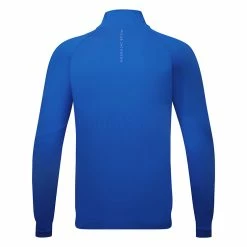 Oscarjacobson Oscar Jacobson Lexington 1/4 Zip Golf Sweater 7 Oscarjacobson Oscar Jacobson Lexington 1/4 Zip Golf Sweater -Golf Shirts Sales Oscar Jacobson AW22 Lexington Midlayer OJTOP0099 SWOSC202 S Electric Back