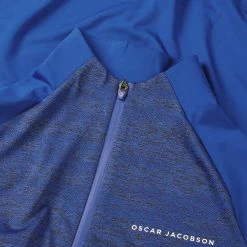 Oscarjacobson Oscar Jacobson Lexington 1/4 Zip Golf Sweater 6 Oscarjacobson Oscar Jacobson Lexington 1/4 Zip Golf Sweater -Golf Shirts Sales Oscar Jacobson AW22 Lexington Midlayer OJTOP0099 SWOSC202 S Electric Detail