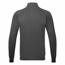 Oscarjacobson Oscar Jacobson Lexington 1/4 Zip Golf Sweater 7 Oscarjacobson Oscar Jacobson Lexington 1/4 Zip Golf Sweater -Golf Shirts Sales Oscar Jacobson AW22 Lexington Midlayer OJTOP0099 SWOSC203 S Black Back