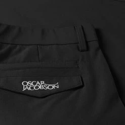 Oscarjacobson Oscar Jacobson Desmond Golf Trousers 7 Oscarjacobson Oscar Jacobson Desmond Golf Trousers -Golf Shirts Sales Oscar Jacobson AW22 Desmond Trousers Black OJTRS0119 TROSC073 30 W 31 Leg Detail