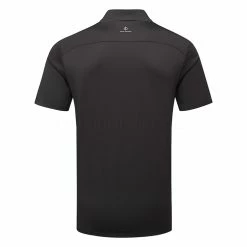 Oscarjacobson Oscar Jacobson Chap II Tour Golf Polo Shirt -Golf Shirts Sales Oscar Jacobson SS22 Chap II Tour Polo Shirt OJTS0041 Code SHOSC189 M Black Lunar Grey Back