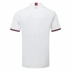 Oscarjacobson Oscar Jacobson Durham Tour Golf Polo Shirt 7 Oscarjacobson Oscar Jacobson Durham Tour Golf Polo Shirt -Golf Shirts Sales Oscar Jacobson SS22 Durham Tour Polo Shirt OJTS0033 Code SHOSC186 M White Navy Back