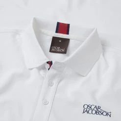 Oscarjacobson Oscar Jacobson Durham Tour Golf Polo Shirt 6 Oscarjacobson Oscar Jacobson Durham Tour Golf Polo Shirt -Golf Shirts Sales Oscar Jacobson SS22 Durham Tour Polo Shirt OJTS0033 Code SHOSC186 M White Navy Detail