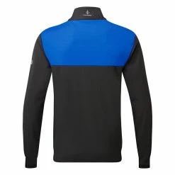 Oscarjacobson Oscar Jacobson Wainwright Lined 1/4 Zip Golf Sweater 7 Oscarjacobson Oscar Jacobson Wainwright Lined 1/4 Zip Golf Sweater -Golf Shirts Sales Oscar Jacobson AW21 Wainwright 1 4 Zip Lined Sweater OJKNT0010 Code SWOSC189 M Black Back