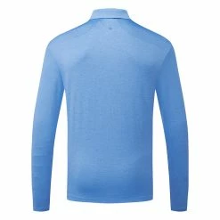 Ping Angus Long Sleeve Golf Polo Shirt 7 Ping Angus Long Sleeve Golf Polo Shirt -Golf Shirts Sales Ping AW22 Angus Performance Long Sleeve Polo Shirt PO3504 FB56 SHPIN321 French Blue Multi back