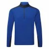 Ping Marshall 1/2 Zip Fleece Golf Sweater 1 Ping Marshall 1/2 Zip Fleece Golf Sweater -Golf Shirts Sales Ping AW22 Marshall Half Zip Fleece PO3546 NSN SWPIN162 North Sea Navy Front