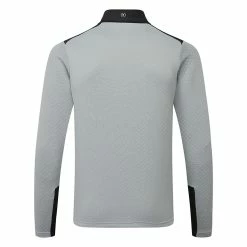 Ping Marshall 1/2 Zip Fleece Golf Sweater 7 Ping Marshall 1/2 Zip Fleece Golf Sweater -Golf Shirts Sales Ping AW22 Marshall Half Zip Fleece PO3546 QBK SWPIN163 Quarry Black Back