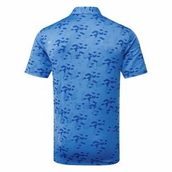 Ping Rae Golf Polo Shirt 7 Ping Rae Golf Polo Shirt -Golf Shirts Sales Ping AW22 Rae Performance Polo Shirt PO3523 433 SHPIN322 French Blue Back