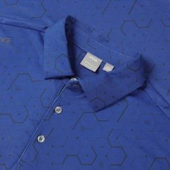 Ping Geo Golf Polo Shirt 6 Ping Geo Golf Polo Shirt -Golf Shirts Sales Ping SS22 Geo Polo Shirt P03520 BSN Code SHPIN293 M Blue Surf Navy Detail