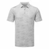 Ping Rae Golf Polo Shirt 2 Ping Rae Golf Polo Shirt -Golf Shirts Sales Ping SS22 Rae Polo Shirt P03523 S0CC Code SHPIN299 M Silver Front