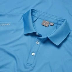Ping Lindum Golf Polo Shirt 6 Ping Lindum Golf Polo Shirt -Golf Shirts Sales Ping SS23 Lindum Polo Shirt P03464 100 SHPIN339 Infinity Blue Detail