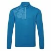 Ping Elevation 1/2 Zip Golf Sweater 1 Ping Elevation 1/2 Zip Golf Sweater -Golf Shirts Sales Ping SS23 Elevation 1 4 Zip Sweater P03579 767 SWPIN169 Danube Front