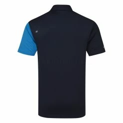 Ping Mack Golf Polo Shirt -Golf Shirts Sales Ping SS23 Mack Polo Shirt P03576 DN90 SHPIN340 Danube Navy Multi Back