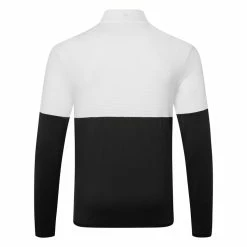 Ping Nexus 1/2 Zip Golf Sweater -Golf Shirts Sales Ping SS23 Nexus 1 4 Zip Sweater P03578 090 SWPIN173 Black White Back