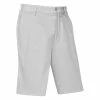 Ping Swift Golf Shorts 2 Ping Swift Golf Shorts -Golf Shirts Sales Ping SS23 Swift Tailored Shorts P03581 PGW TSPIN044 Pearl Grey White Front