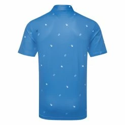 Ping Two Tone Golf Polo Shirt -Golf Shirts Sales Ping SS23 Two Tone Polo Shirt P03571 DEB SHPIN349 Danube Infinity Blue Multi Back