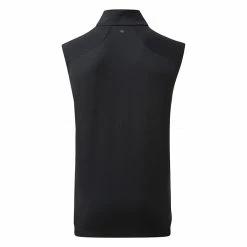 Ping Ramsey 1/2 Zip Golf Vest 7 Ping Ramsey 1/2 Zip Golf Vest -Golf Shirts Sales Ping SS19 Ramsey 1 4 Zip Vest P03357 060 Code SSPIN025 Black back