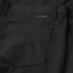 Ping Alderley Golf Trouser 7 Ping Alderley Golf Trouser -Golf Shirts Sales Ping SS22 Alderley Trousers Black P03484 060 Code TRPIN095 34 W 31 Leg detail