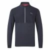 Puma Cloudspun WRMLBL Golf Popover -Golf Shirts Sales Puma AW22 Cloudspun WRMLBL 1 4 Zip Sweater 537066 02 SWPUM270 S Navy Blazer Front