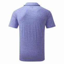 Puma AP Cloudspun King Golf Polo Shirt -Golf Shirts Sales Puma SS22 AP King Cloudspun Polo Shirt 535505 02 Code SHPUM632 L Lavender Pop Heather Back