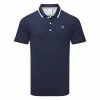 Puma AP Signature Tipped Golf Polo Shirt -Golf Shirts Sales Puma SS22 AP Signature Tipped Polo Shirt 598154 10 Code SHPUM589 M Navy Blazer Front