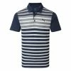 Puma Breakaway Golf Polo Shirt -Golf Shirts Sales Puma SS22 Breakaway Polo Shirt 535048 03 Code SHPUM598 M Navy Blazer High Rise Front