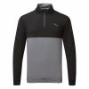 Puma Gamer Colour Block 1/4 Zip Golf Popover 1 Puma Gamer Colour Block 1/4 Zip Golf Popover -Golf Shirts Sales Puma SS22 Gamer Colorblock 1 4 Zip Sweater 532985 01 Code SWPUM235 M Black Quiet Shade Front