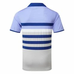 Puma MATTR One Way Golf Polo Shirt 10 Puma MATTR One Way Golf Polo Shirt -Golf Shirts Sales Puma SS22 Mattr One Way Polo 599115 25 SHPUM650 Lavendar Pop Blazing Blue back