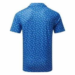 Puma MATTR Pollinators Golf Polo Shirt 7 Puma MATTR Pollinators Golf Polo Shirt -Golf Shirts Sales Puma SS22 Mattr Pollination Polo 533852 02 Code SHPUM629 M Bright Cobalt Bright White Back