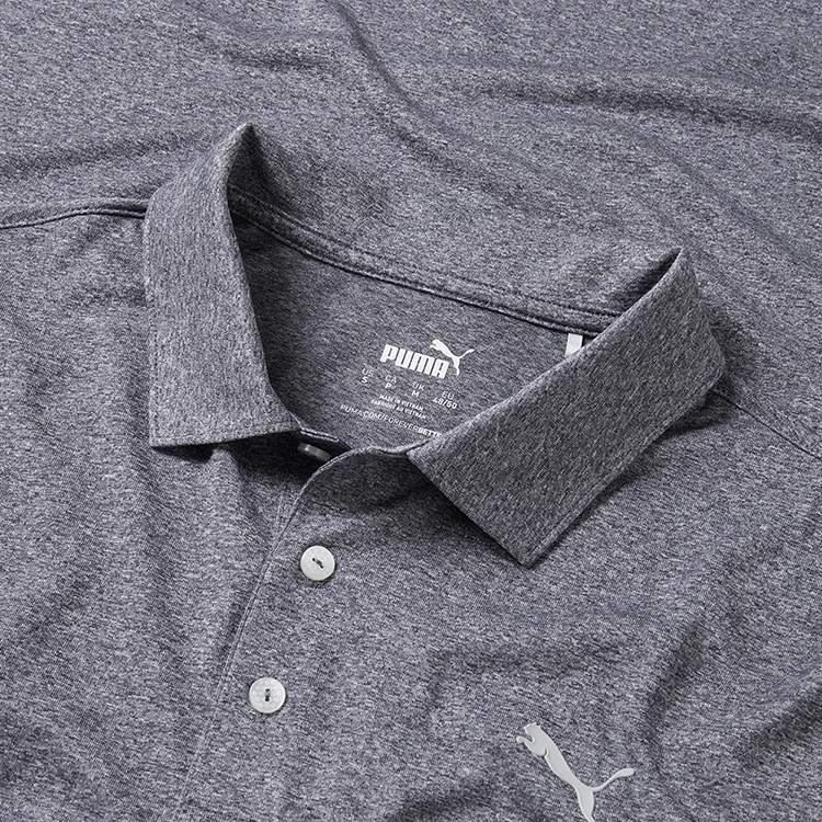 Puma Performance Heather Golf Polo Shirt 4 Puma Performance Heather Golf Polo Shirt - Image 2
