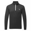 Puma Vista 1/4 Zip Golf Popover 2 Puma Vista 1/4 Zip Golf Popover -Golf Shirts Sales Puma SS22 Vista 1 4 Zip Sweater 535050 01 Code SWPUM251 M Black High Rise Front