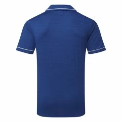 Puma Cloudspun Monarch Golf Polo Shirt -Golf Shirts Sales Puma Cloudspun Monarch Golf Polo Shirt Blazing Blue Heather High Rise 530991 24 SHPUM644 back