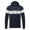 Puma MATTR Colour Block Golf Hoodie 2 Puma MATTR Colour Block Golf Hoodie -Golf Shirts Sales Puma SS23 Mattr Colourblock Hoodie 620252 02 SWPUM280 Navy Blazer Bright White Front
