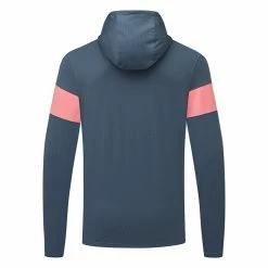 Puma MATTR Colour Block Golf Hoodie 7 Puma MATTR Colour Block Golf Hoodie -Golf Shirts Sales Puma SS23 Mattr Colourblock Hoodie 620252 05 SWPUM282 Evening Sky Flamingo Pink Back