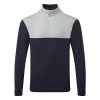 Sunderland Arizona Mid Layer Golf Top 1 Sunderland Arizona Mid Layer Golf Top -Golf Shirts Sales Sunderland AW21 Arizona Midlayer Sweater SUNMC87 ARI Code SWSUN025 M Navy Silver Front