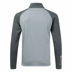 Sunderland Aspen Mid Layer Golf Top 7 Sunderland Aspen Mid Layer Golf Top -Golf Shirts Sales Sunderland Silver SUNMM39 ASP back