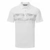 TravisMathew Activate Golf Polo Shirt 1 TravisMathew Activate Golf Polo Shirt -Golf Shirts Sales Travis Mathew SS21 Activate Golf Polo Shirt 1MW440 SHTRA055 XL White Front