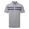 TravisMathew Private Dock Golf Polo Shirt -Golf Shirts Sales Travis Mathew SS21 Private Dock Golf Polo Shirt 1MW149 SHTRA054 M Heather Medium Grey Front