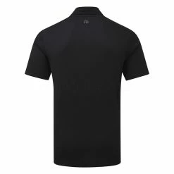 TravisMathew River Basin Golf Polo Shirt 9 TravisMathew River Basin Golf Polo Shirt -Golf Shirts Sales Travis Mathew SS21 River Basin Golf Polo Shirt 1MW150 SHTRA059 L Black Back