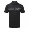 TravisMathew River Basin Golf Polo Shirt -Golf Shirts Sales Travis Mathew SS21 River Basin Golf Polo Shirt 1MW150 SHTRA059 L Black Front