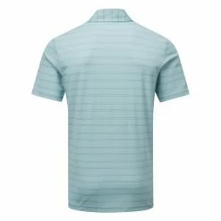 TravisMathew Tahoe Golf Polo Shirt 10 TravisMathew Tahoe Golf Polo Shirt -Golf Shirts Sales Travis Mathew SS21 Tahoe Polo Shirt 1MW154 Code SHTRA034 M Heather Delphinium Back